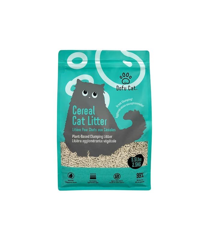 Dofu Cat Unscented Cereal Clumping Tofu Cat Litter